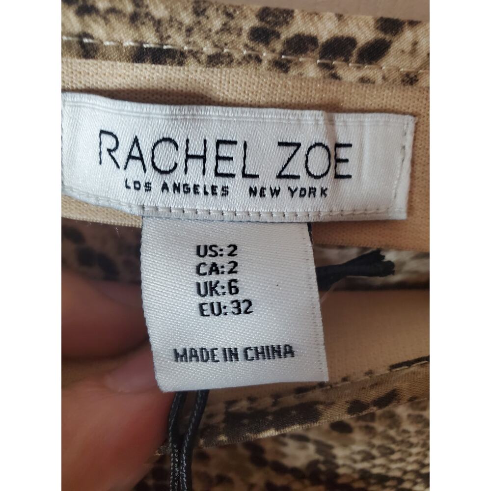 Rachel Zoe Python Print Elastic Waist Skirt, NWT,… - image 5